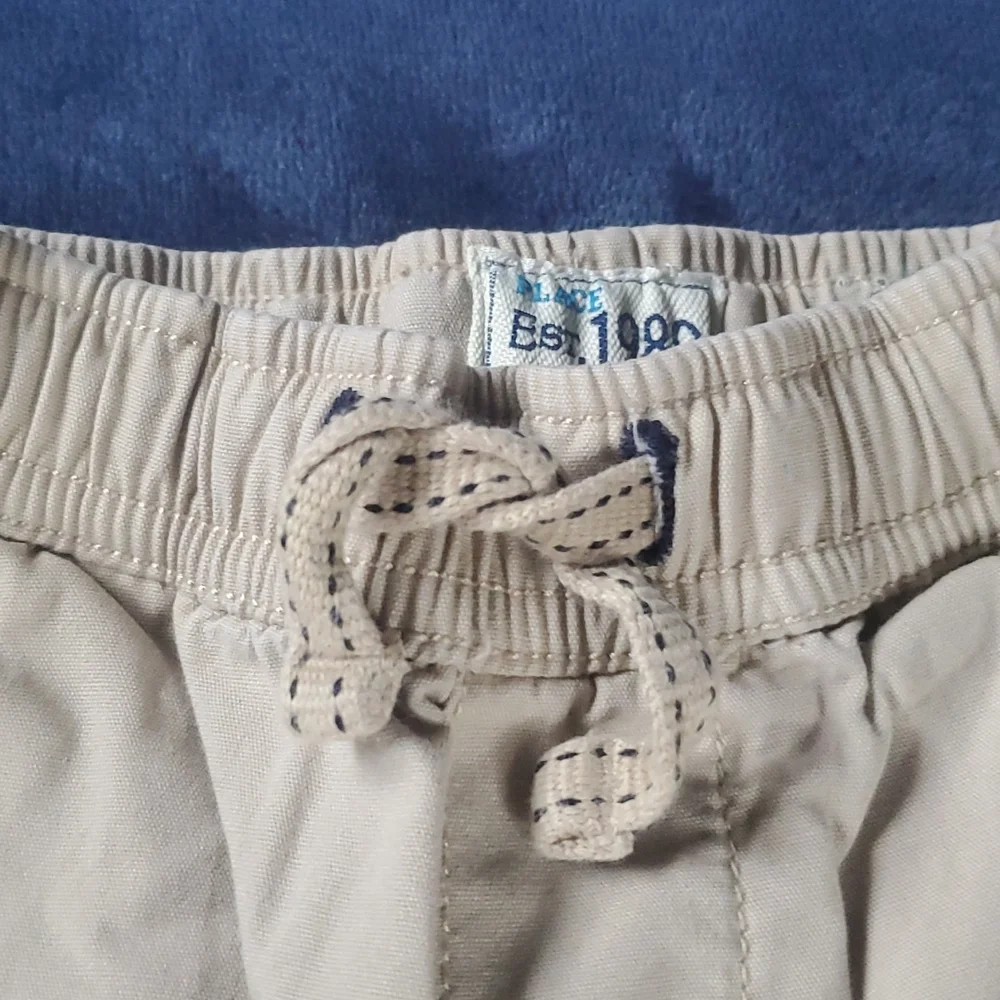The Children's Place 2 in 1 Convertible Pants/Shorts Khaki Size 9-12 Months